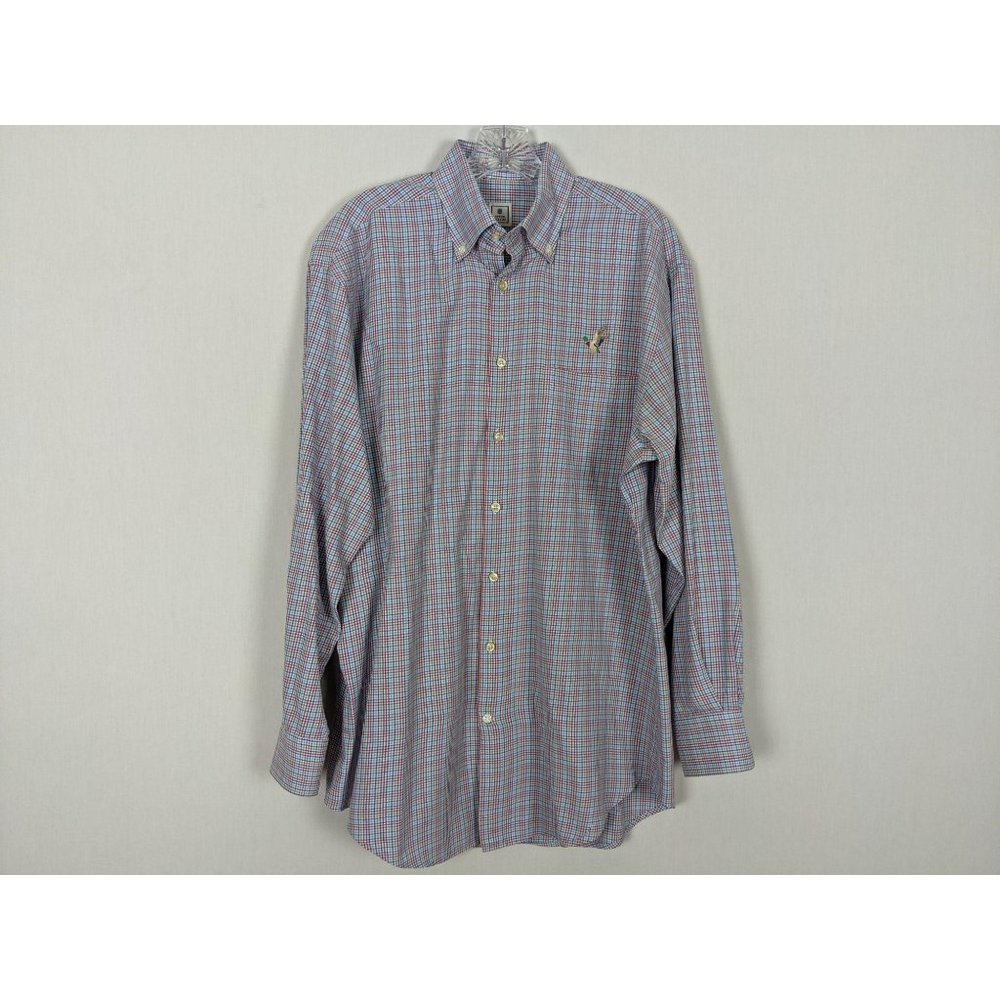 Peter Millar cotton long sleeved plaid shirt M‎